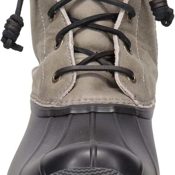 Women's Wool Boots Waterproof Leather Rubber Sole Ankle Size 7 - Picture 3 of 7